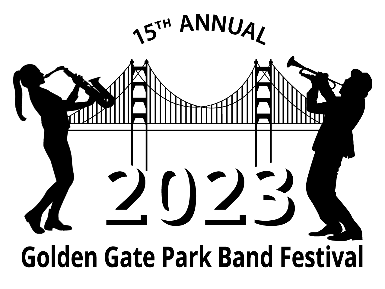 2023 Golden Gate Park Band Festival logo